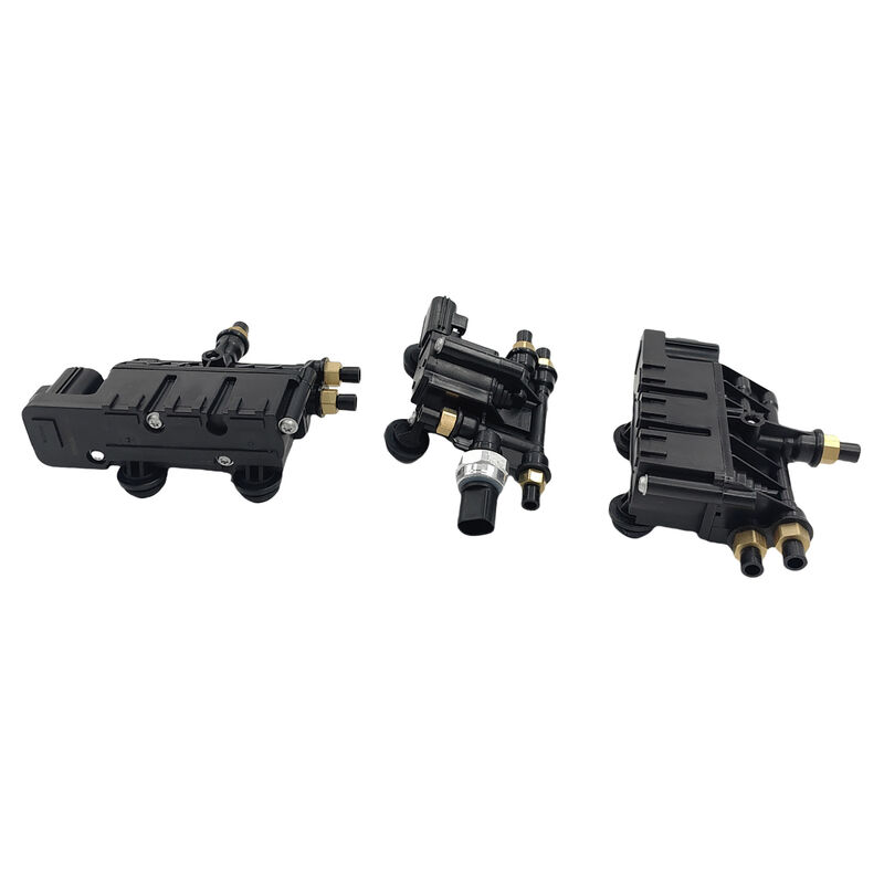 3 Pieces Air Suspension Solenoid Valve Block Fit For Land Rover Range Rover Sport Discovery LR3 LR4 - Machter