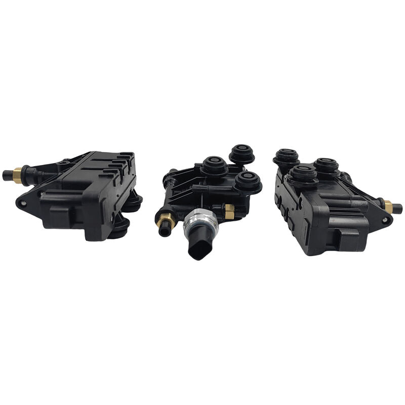 3 Pieces Air Suspension Solenoid Valve Block Fit For Land Rover Range Rover Sport Discovery LR3 LR4 - Machter