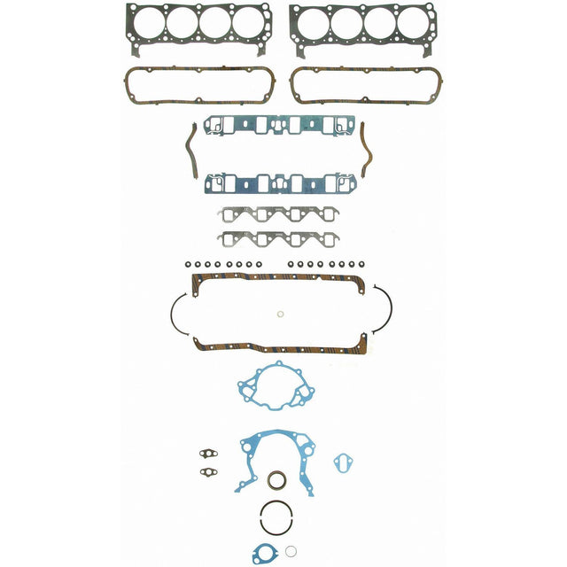 Full Gasket Set Ford 351W Carby Engine 1969 - 74 FPFS8548PT2 - Fel - Pro - Full Gasket Sets - Fel - Pro