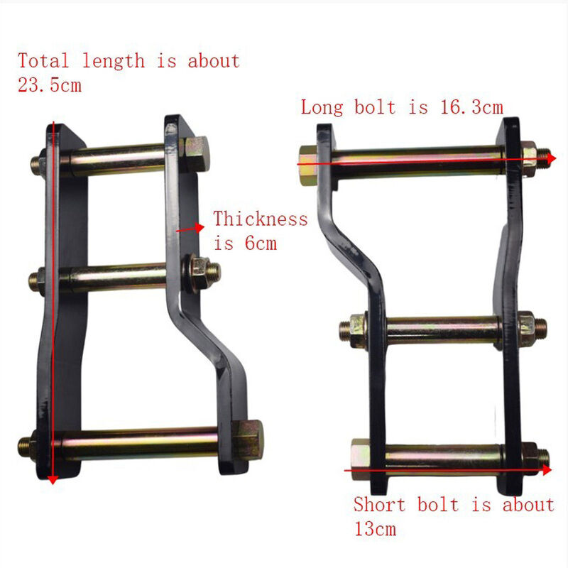 2" Rear Extended Greasable Shackles Lift Kit Fit For GWM Great Wall Cannon 2020-On SHACKLE-GW001 - Machter