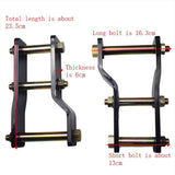 2" Rear Extended Greasable Shackles Lift Kit Fit For GWM Great Wall Cannon 2020-On SHACKLE-GW001 - Machter