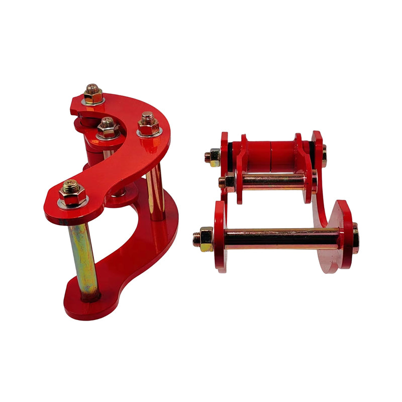 2'' Rear Leaf Extended Double G Shackle Leveling Lift Kit Fit For LDV T60 For Holden Colorado For Isuzu Dmax SHACKLE-HLN002 - Machter