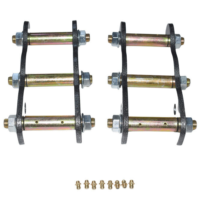 Rear 2" Lift Kit 50mm Extended Greasable Shackles Fit For Nissan Navara D22 4WD SHACKLE-NS001 - Machter