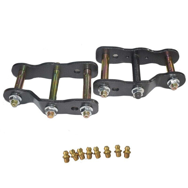 FIT FOR TOYOTA HILUX N80 2016- EXTENDED GREASABLE SHACKLES 2" INCH 50MM LIFT KIT SHACKLE-TA003 - Machter
