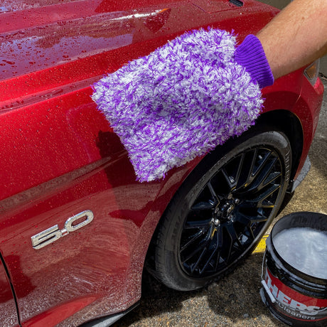 SHAGGY MICROFIBRE WASH MITT - Mothers
