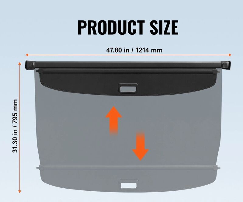 Rear Trunk Cargo Security Cover Shade Fit For Toyota RAV4 2019-2024 SHELF-TA003 - Machter