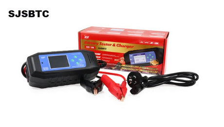 12V/8A Battery Tester & Charger With LCD Display SJSBTC - SJS | Universal Auto Spares