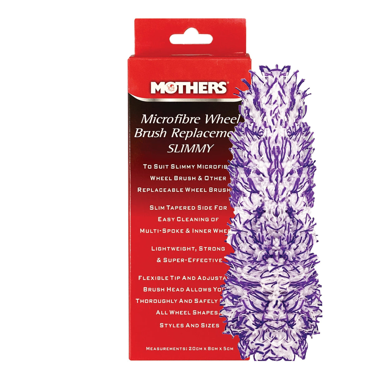 SLIMMY REPLACEMENT - MICROFIBRE WHEEL BRUSH - Mothers