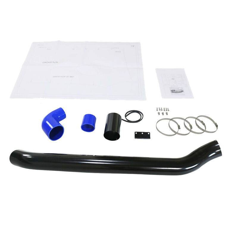 4" Stainless Snorkel Kit Fit For Toyota Hilux N70 2005-2015 Air Intake 4WD Black SNOK-TA011 - Machter