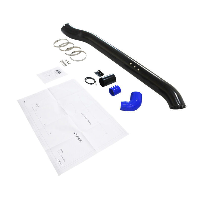 4" Stainless Snorkel Kit Fit For Toyota Hilux N70 2005-2015 Air Intake 4WD Black SNOK-TA011 - Machter