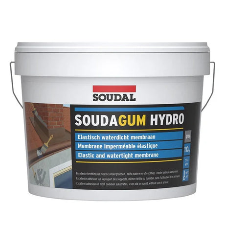 10KG Tub of Soudagum Hydro in Grey 131632 - Soudal