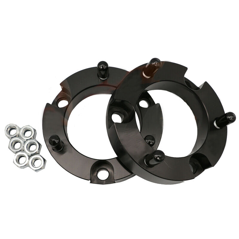 25mm Front Coil Strut Shock Spacer Fit For Toyota Hilux VIGO Lift Kit 05-14 KUN26 25 SPACER-TA002BLACK - Machter