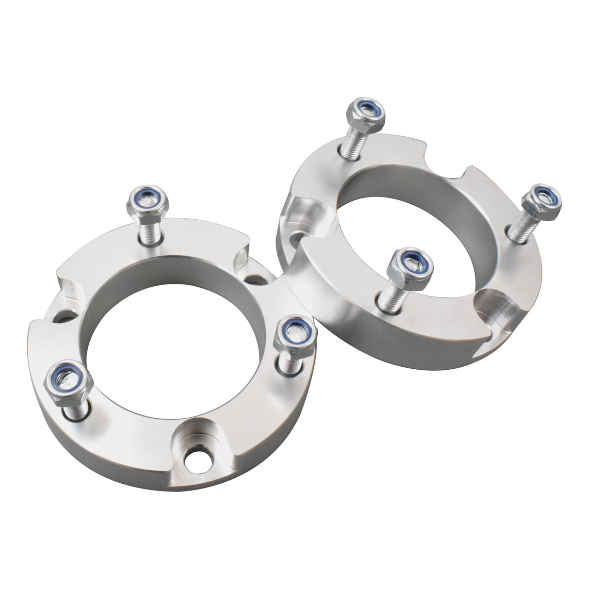 25mm Front Coil Strut Shock Spacer Lift Kit Fit For Toyota Hilux VIGO 2005-14 4WD Silver SPACER-TA002WHITE - Machter