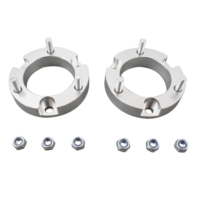 25mm Front Coil Strut Shock Spacer Lift Kit Fit For Toyota Hilux VIGO 2005-14 4WD Silver SPACER-TA002WHITE - Machter