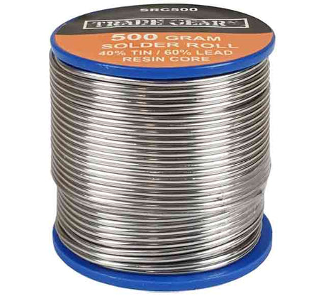 Solder Coil 500g 1.6mm 40% Tin / 60% Lead Resin Flux Core - Trade Gear | Universal Auto Spares