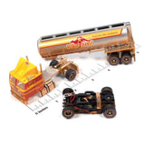 Outback Overdrive Truckers Slot Car Race Set with 14ft Track Collectible - Diecast Models