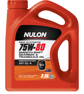 Semi Synthetic 75W-80 Smooth Shift Manual and Transaxle Oil 2.5L - Nulon