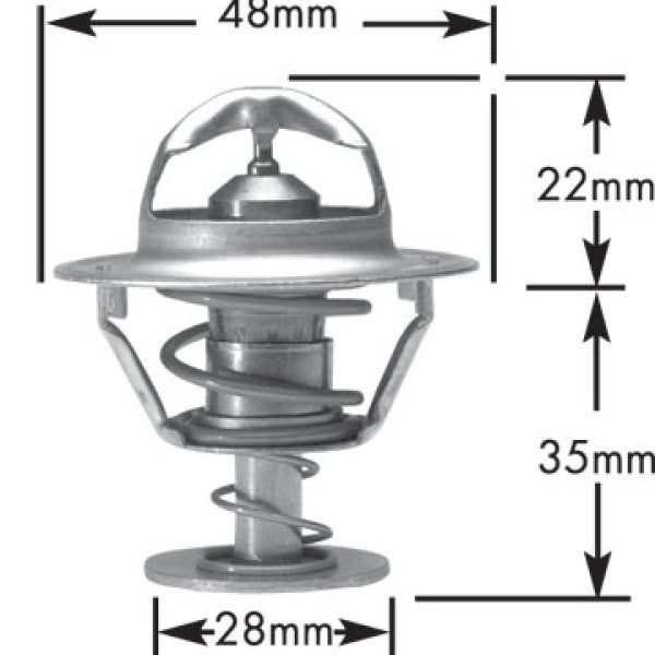 Thermostat DAEWOO TOYOTA DAIHATSU NISSAN ST4-180TP - GATES STANT