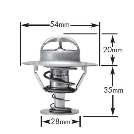 Thermostat DIA/TEMP 54mm/91 DEG C ST80-195 - Gates STANT