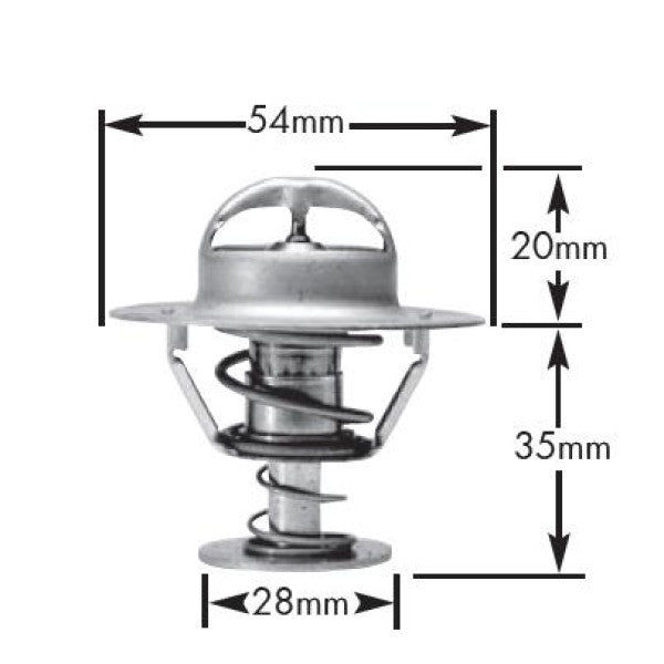 Thermostat DIA/TEMP 54mm/91 DEG C ST80-195 - GATES STANT