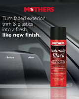 NATURALLY BLACK® TRIM & PLASTIC RESTORER - AEROSOL - Mothers