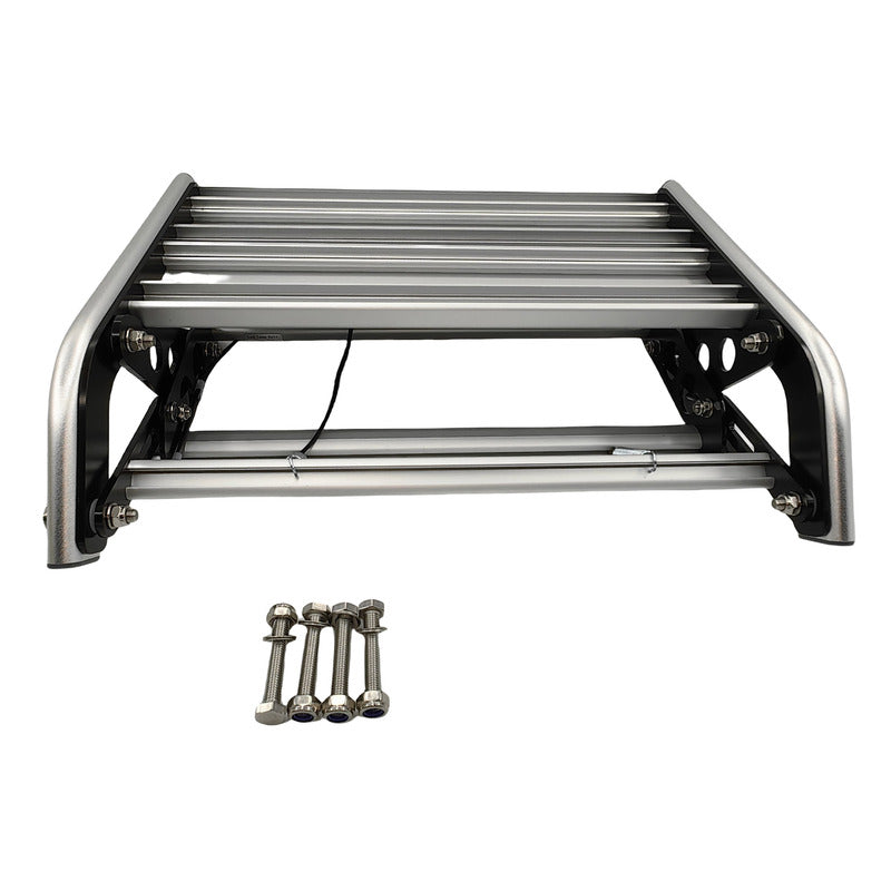 Caravan Step Aluminium Manual Folding Camper Trailer Motorhome RV With LED Light STEP-001 - Machter