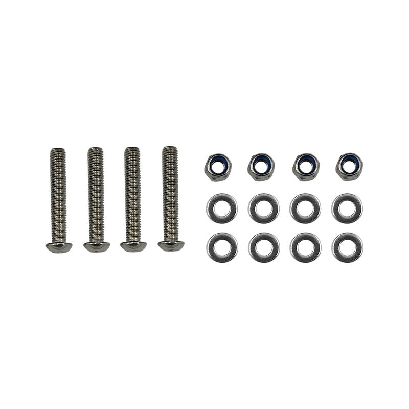 Single Caravan Step With Screws Kit Aluminium Black Pull Out Folding 550mm Fit For RV STEP-002 - Machter