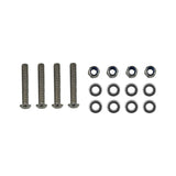 Single Caravan Step With Screws Kit Aluminium Black Pull Out Folding 550mm Fit For RV STEP-002 - Machter