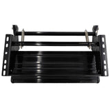 Single Caravan Step With Screws Kit Aluminium Black Pull Out Folding 550mm Fit For RV STEP-002 - Machter