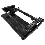 Single Caravan Step With Screws Kit Aluminium Black Pull Out Folding 550mm Fit For RV STEP-002 - Machter