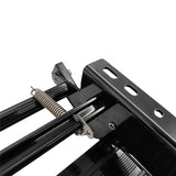 Single Caravan Step With Screws Kit Aluminium Black Pull Out Folding 550mm Fit For RV STEP-002 - Machter