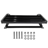 Single Caravan Step With Screws Kit Aluminium Black Pull Out Folding 550mm Fit For RV STEP-002 - Machter