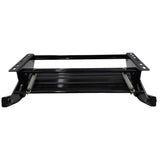Single Caravan Step With Screws Kit Aluminium Black Pull Out Folding 550mm Fit For RV STEP-002 - Machter