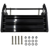 Single Caravan Step With Screws Kit Aluminium Black Pull Out Folding 550mm Fit For RV STEP-002 - Machter