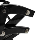 Double Caravan Step With Screws Kit Aluminum Black Pull Out Folding Fit For RV Camper Trailer STEP-003 - Machter