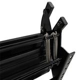 Double Caravan Step With Screws Kit Aluminum Black Pull Out Folding Fit For RV Camper Trailer STEP-003 - Machter