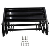 Double Caravan Step With Screws Kit Aluminum Black Pull Out Folding Fit For RV Camper Trailer STEP-003 - Machter
