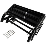 Double Caravan Step With Screws Kit Aluminum Black Pull Out Folding Fit For RV Camper Trailer STEP-003 - Machter