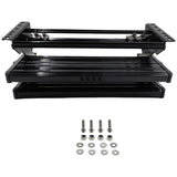 Double Caravan Step With Screws Kit Aluminum Black Pull Out Folding Fit For RV Camper Trailer STEP-003 - Machter
