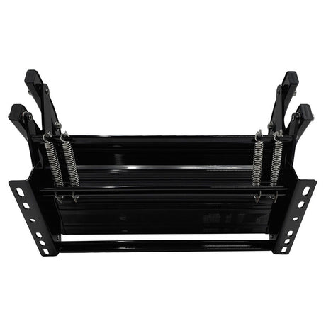 Double Caravan Step With Screws Kit Aluminum Black Pull Out Folding Fit For RV Camper Trailer STEP-003 - Machter