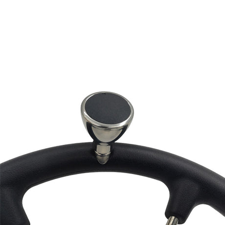 13-1/2'' Inch 5-Spoke Destroyer Style Boat Steering Wheel With Knob & Center Cap - Machter