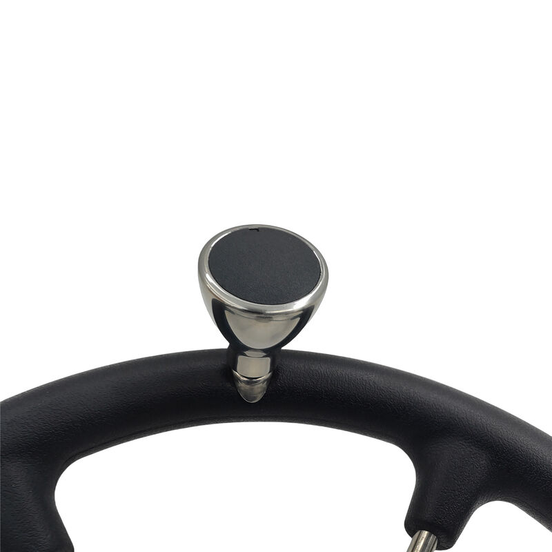 13-1/2'' Inch 5-Spoke Destroyer Style Boat Steering Wheel With Knob & Center Cap SWHEEL-BT01 - Machter