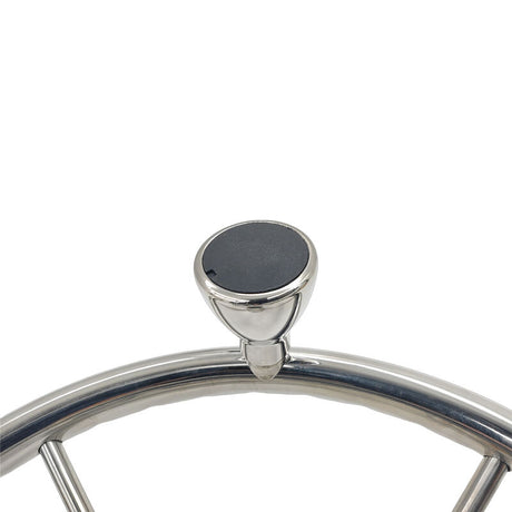 5 Spoke 13-1/2 Inch 13.5'' Destroyer Style Stainless Boat Steering Wheel With Knob - Machter