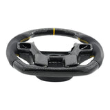 Steering Wheel Leather + Carbon Fibre Yellow Line Fit For Ford Ranger PX2 PX3 Everest UA SWHEEL-FD001 - Machter