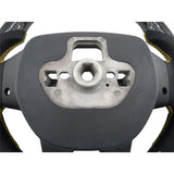 Steering Wheel Leather + Carbon Fibre Yellow Line Fit For Ford Ranger PX2 PX3 Everest UA SWHEEL-FD001 - Machter