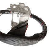 Carbon Fiber Steering Wheel Red Strip Fit For Ford Ranger Raptor RA 05/2022-2025 SWHEEL-FD002 - Machter