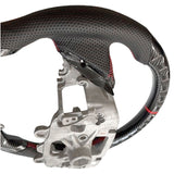 Carbon Fiber Steering Wheel Red Strip Fit For Ford Ranger Raptor RA 05/2022-2025 SWHEEL-FD002 - Machter