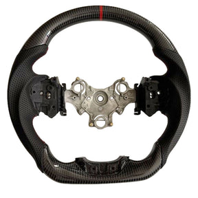 Carbon Fiber Steering Wheel Red Strip Fit For Isuzu D-Max RG 3.0L Diesel 07/2020-2024 SWHEEL-IS002 - Machter
