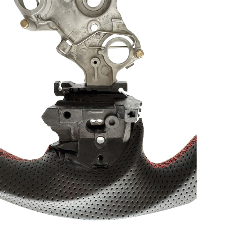 Carbon Fiber Steering Wheel Red Strip Fit For Isuzu D-Max RG 3.0L Diesel 07/2020-2024 SWHEEL-IS002 - Machter