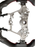 Carbon Fiber Steering Wheel Red Strip Fit For Toyota Hilux Revo SR N80 2015-2022 SWHEEL-TA002 - Machter